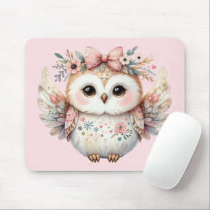 Kawaii Boho Uggla Illustration Rosa Musmatta
