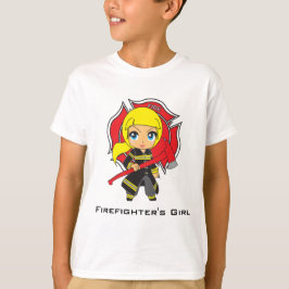 Kawaii brandmanflicka - anpassade t shirt