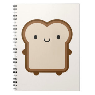 Kawaii Bread/Toast Anteckningsbok