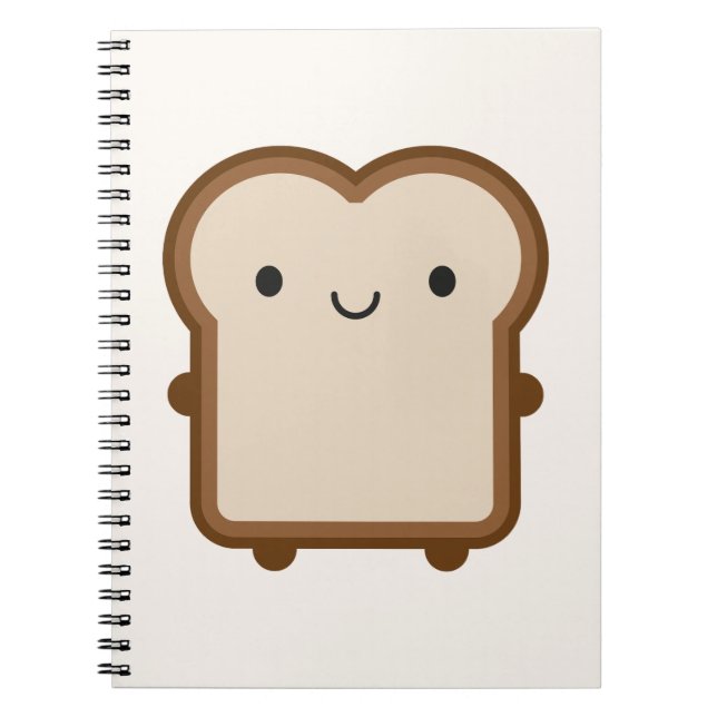 Kawaii Bread/Toast Anteckningsbok (Framsidan)