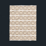 Kawaii Bread/Toast Fleece Blanket<br><div class="desc">Upprepa mönster av kawaiibröd eller skål,  redo till frukost,  eftermiddagstesch eller en lunchsmörgås.</div>