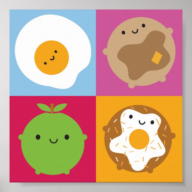 Kawaii Breakfast Poster (Framsidan)