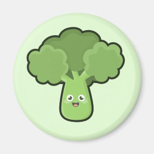 Kawaii broccoli magnet