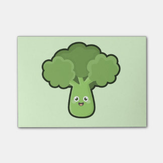 Kawaii broccoli post-it block