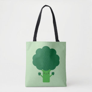 Kawaii Broccoli Tygkasse