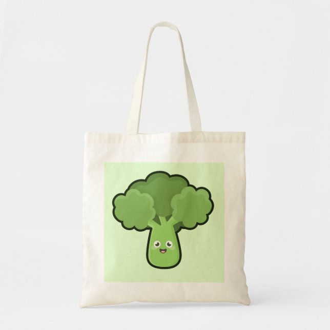 Kawaii broccoli tygkasse (Framsidan)