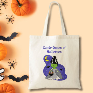 Kawaii Bruden av Frankenstein Halloween med godis Tygkasse