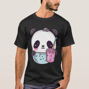 Kawaii Bubble Tea Panda Boba-Tea Japanska T Shirt