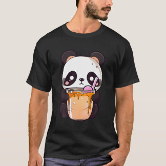 Kawaii Bubble Tea Panda Boba-Tea Japanska T Shirt