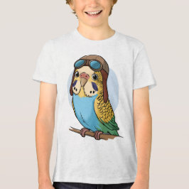 Kawaii Budgie - Cute Parakeet Bird Illustration T Shirt