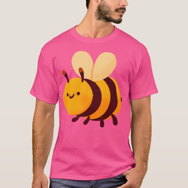 Kawaii Bumblebee T Shirt (Framsida)