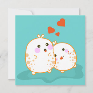 Kawaii Bunnies Julkort
