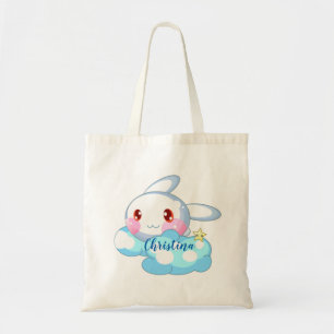 Kawaii Bunny, Cloud & Star Anpassningsbar Tygkasse