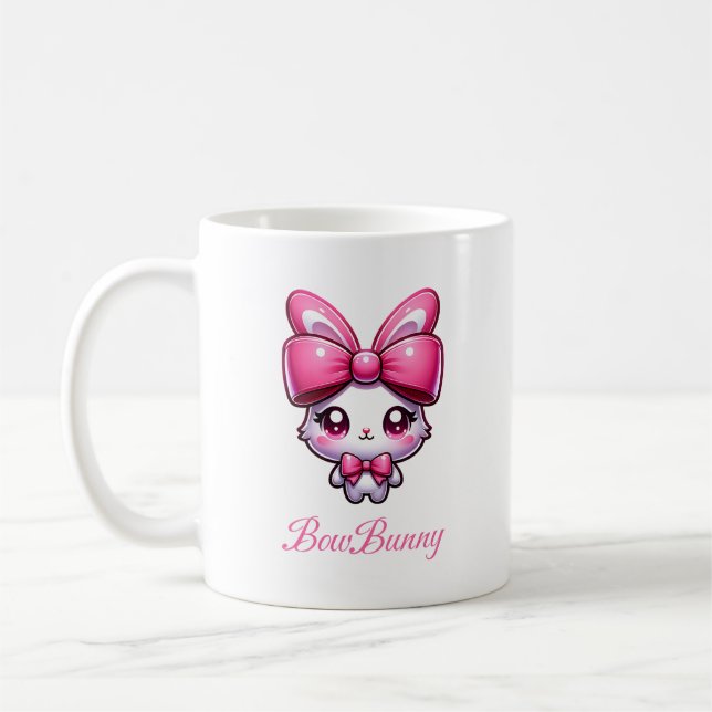 Kawaii Bunny Coquette, BowBunny Kaffemugg (Vänster)