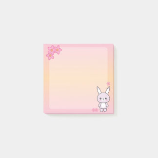 kawaii bunny Post-it Notes Block