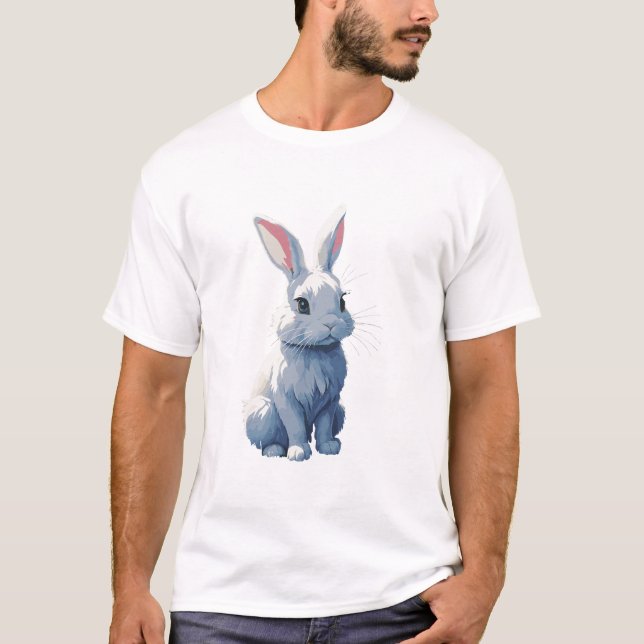 Kawaii Bunny T Shirt (Framsida)