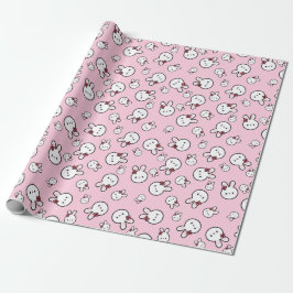 Kawaii Bunny Wrapping Papper Presentpapper