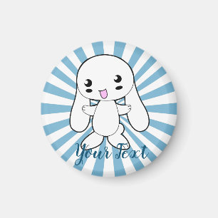 Kawaii Bunnys Hug-Anpassningsbar Magnet