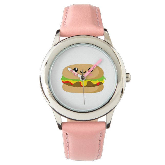 Kawaii Burger Armbandsur (Framsida)