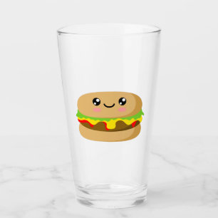 Kawaii Burger Glaskopp