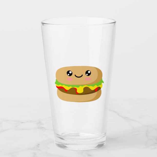 Kawaii Burger Glaskopp (Framsida)