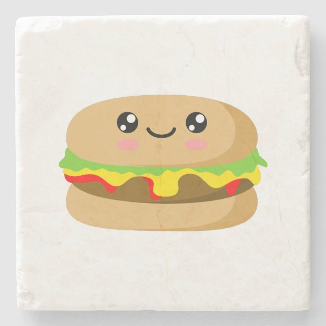 Kawaii Burger Stenunderlägg (Framsidan)