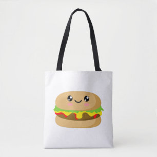 Kawaii Burger Tygkasse