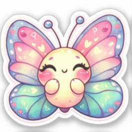 Kawaii Butterfly Klistermärken