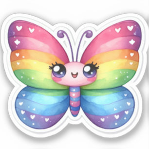 Kawaii Butterfly Klistermärken