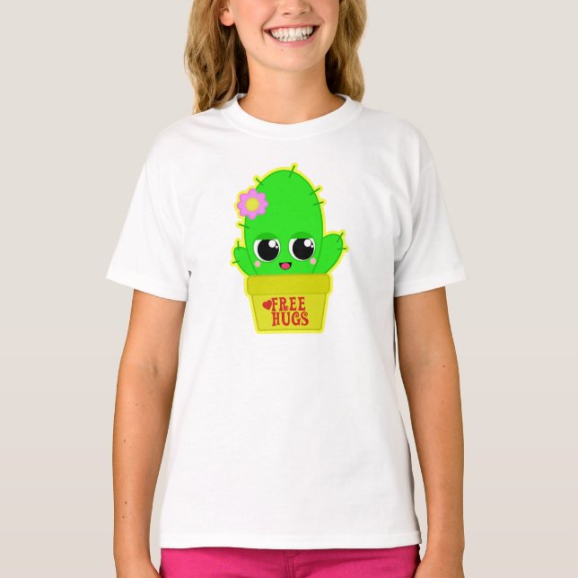 Kawaii Cactus Tee (Framsida)
