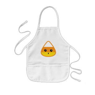 Kawaii Candy corn Apron Barnförkläde