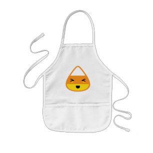 Kawaii Candy corn Apron Barnförkläde