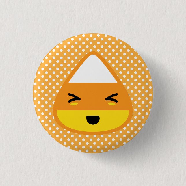Kawaii Candy corn Button Knapp (Framsida)