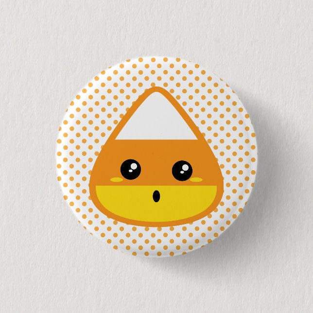 Kawaii Candy corn Button Knapp (Framsida)