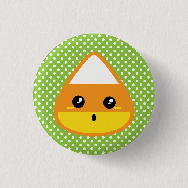 Kawaii Candy corn Button Knapp (Framsida)