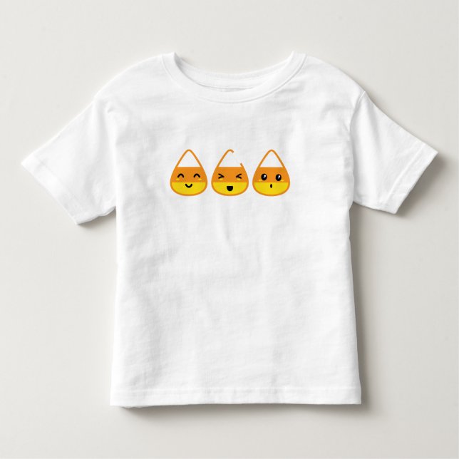 Kawaii Candy corn Clothing Tee Shirt (Framsida)
