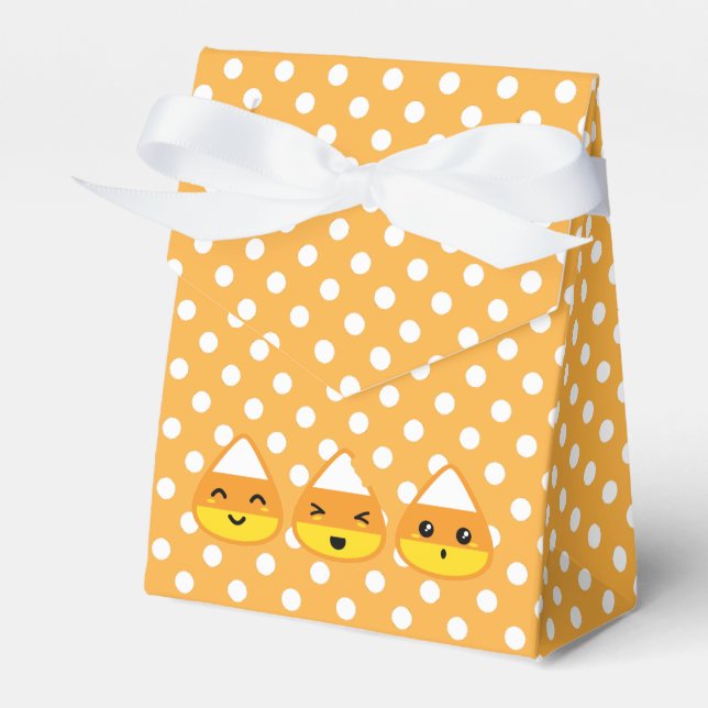 Kawaii Candy corn Gift Box Presentaskar (Framsidan Sidan)