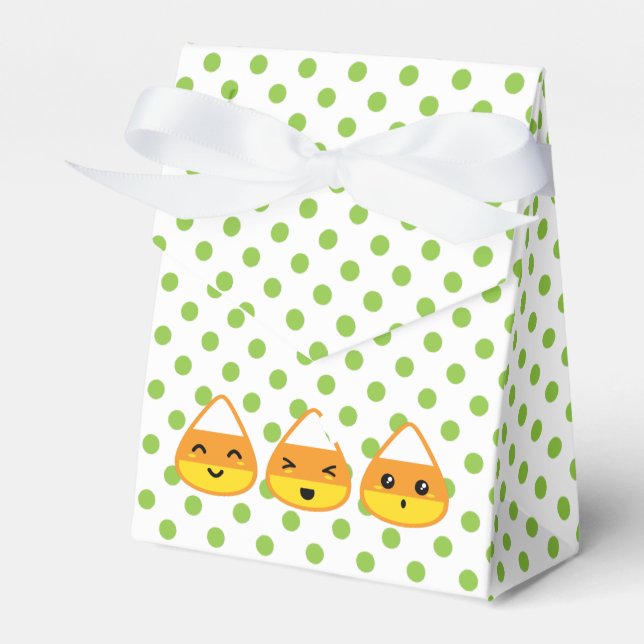 Kawaii Candy corn Gift Box Presentaskar (Framsidan Sidan)