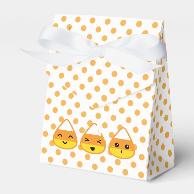 Kawaii Candy corn Gift Box Presentaskar (Framsidan Sidan)