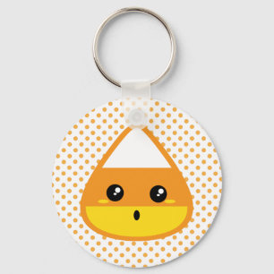 Kawaii Candy corn Keychain Nyckelring