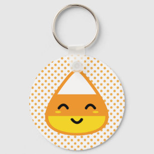 Kawaii Candy corn Keychain Nyckelring