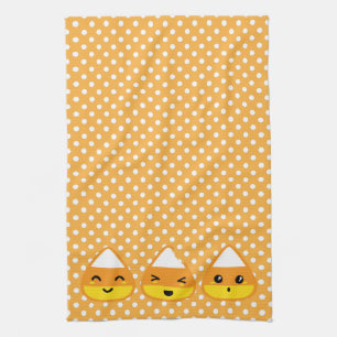 Kawaii Candy corn Kitchen Towel Kökshandduk