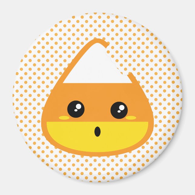 Kawaii Candy corn Magnet (Framsidan)