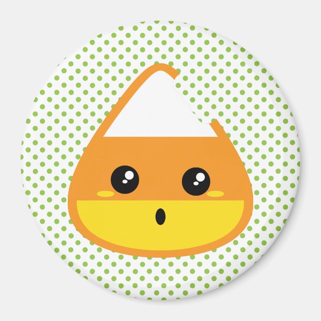 Kawaii Candy corn Magnet (Framsidan)