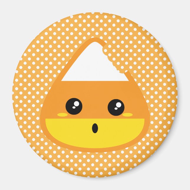Kawaii Candy corn Magnet (Framsidan)
