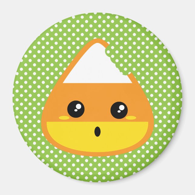 Kawaii Candy corn Magnet (Framsidan)