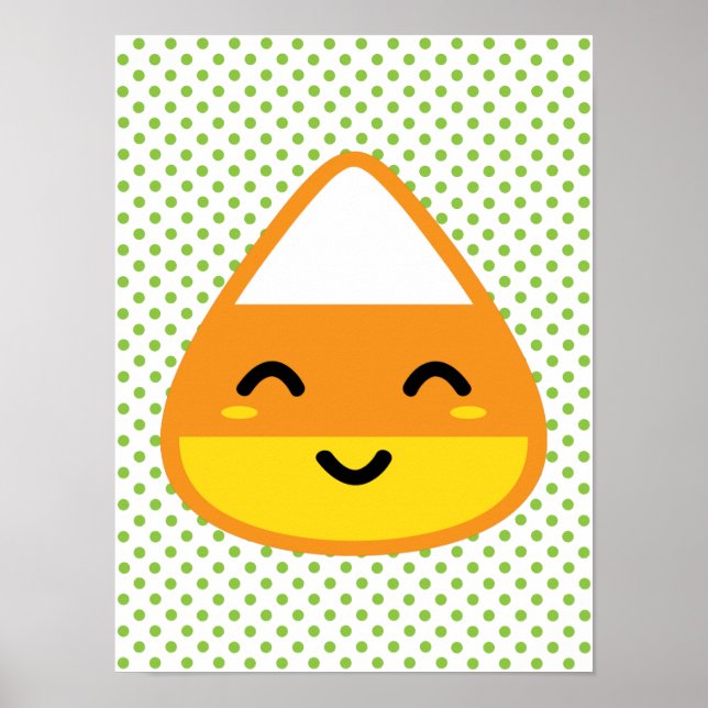 Kawaii Candy corn Poster Skriv ut (Framsidan)