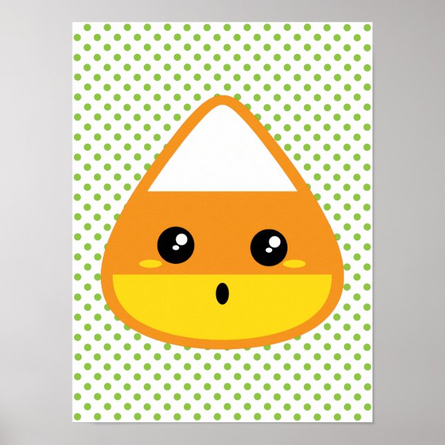 Kawaii Candy corn Poster Skriv ut (Framsidan)