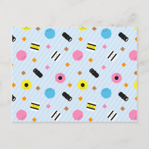 Kawaii Candy Licorice Allrares Vykort