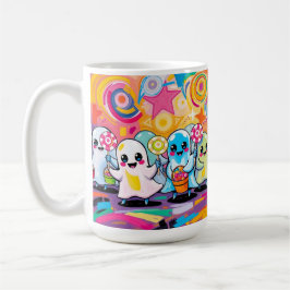 Kawaii Candy Parad Colorful Cute Tecknad Kaffemugg